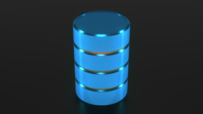 Futuristic Data Center Render