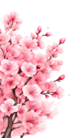 AI generated cherry blossom flower ai generative png