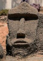 the face of easter island photo