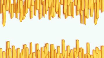 fries fries back vector