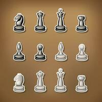 chess set stroke vector