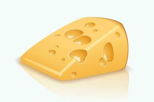 piece of cheese vector