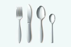 spoons and others vector