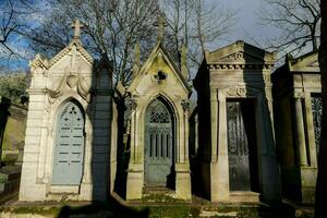 the graves of the rich and famous in paris photo