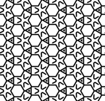 Black seamless abstract pattern. Overlay for background and backdrop. Ornamental design. PNG graphic illustration with transparent background.