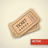 popcorn4 cup ticket vector