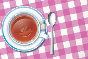 cup of tea vector