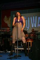 Lucy Lawless performs at Universal CityWalks Summer Block Party in Universal City CA on June 28 2008 photo