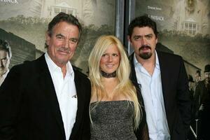 Eric Braeden  with Christian Gudegast  wife The Man Who Came Back Premiere Aero Theater Santa Monica CA February 8 2008 photo