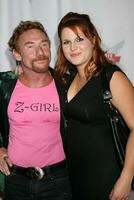 Danny Bonaduce  Date Anna arriving at The Realiity Awards at the Avalon Theater in Los Angeles CA on September 24 2008 photo