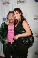 Danny Bonaduce  Date Anna arriving at The Realiity Awards at the Avalon Theater in Los Angeles CA on September 24 2008 photo