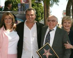 Susan Olsen Christopher Knight Sherwood Schwarts and Florence Henderson Sherwood Schwartz receives a star on the Hollywood Walk of Fame Los Angeles CA March 7 2008 photo