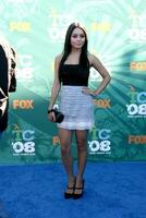 Vanessa Hudgens arriving at the Teen Choice Awards 2008 at the Universal Ampitheater at Universal Studios in Los Angeles CA August 3 2008 photo