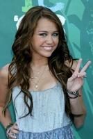 Miley Cyrus arriving at the Teen Choice Awards 2008 at the Universal Ampitheater at Universal Studios in Los Angeles CA August 3 2008 photo