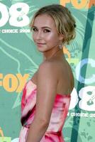 Hayden Panettiere arriving at the Teen Choice Awards 2008 at the Universal Ampitheater at Universal Studios in Los Angeles CA August 3 2008 photo