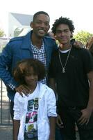 Will Smith  sons Trey  Jaden arriving at the Teen Choice Awards 2008 at the Universal Ampitheater at Universal Studios in Los Angeles CA August 3 2008 photo