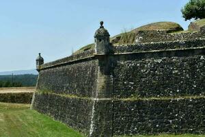 the wall of the castle photo