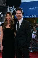 Christian Bale arriving at the Public Enemies Premiere at the Manns Village Theater in Westwood CA on June 23 2009 photo