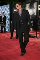 Johnny Depp arriving at the Public Enemies Premiere at the Manns Village Theater in Westwood CA on June 23 2009 photo