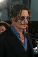 Johnny Depp arriving at the Public Enemies Premiere at the Manns Village Theater in Westwood CA on June 23 2009 photo