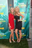AJ Michalka and Aly Michalka arriving at the Teen Choice Awards 2009 at Gibson Ampitheater at Universal Studios Los Angeles CA on August 9 2009 photo