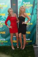 AJ Michalka and Aly Michalka arriving at the Teen Choice Awards 2009 at Gibson Ampitheater at Universal Studios Los Angeles CA on August 9 2009 photo