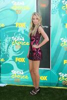 Megan Park arriving at the Teen Choice Awards 2009 at Gibson Ampitheater at Universal Studios Los Angeles CA on August 9 2009 photo