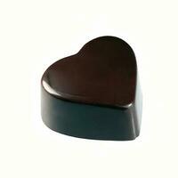 corazón conformado chocolate caramelo aislado terminado transparente fondo, caramelo clipart png ilustración foto