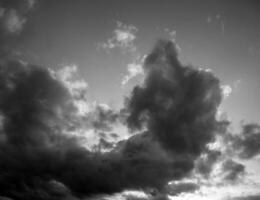 Black and White Beautiful sky background photo