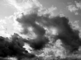 negro y blanco hermosa cielo antecedentes foto