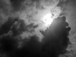 Black and White Beautiful sky background photo