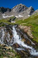 lake verney,petit saint bernard,val d'aoste,italy photo