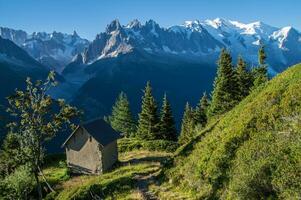 cheserys,massif of mont blanc,chamonix,haute savoie,france photo