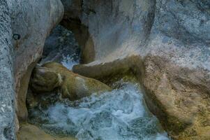 waterfall,pontaix, in drome,france photo