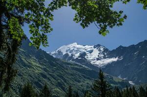 bionnassay, haute savoie,france photo