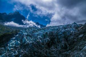 glaciar de argentiere, chamonix, alta Saboya, Francia foto