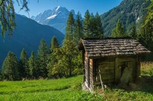 les granges,vallorcine,haute savoie,france photo