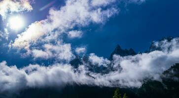 chamonix agujas, chamonix, alta saboya, Francia foto