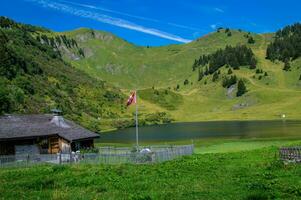 lake chavonnes,bretaye, vaud,swiss photo