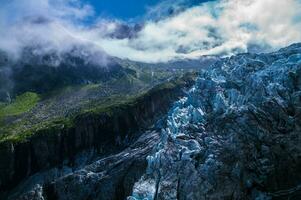 glacier of argentiere,chamonix,haute savoie,france photo