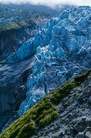 glaciar de argentiere, chamonix, alta Saboya, Francia foto