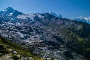 glaciar de gira,chamonix,alta Saboya, Francia foto