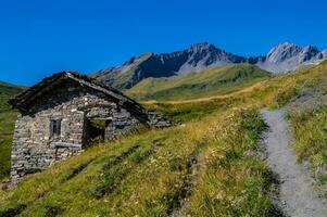 Valle de breuil, val de aosta, italia foto