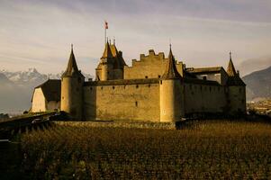 castle aigle, vaud,swiss photo