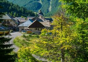 ceillac queyras in hautes alpes in france photo