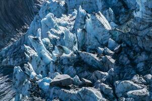 glaciar de argentiere, chamonix, alta Saboya, Francia foto