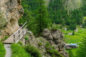 ceillac queyras in hautes alpes in france photo