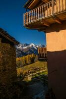 la sala,val en aosta, italia foto