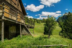 chalmettes ceillac in qeyras in hautes alpes in france photo