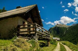 chalmettes ceillac in qeyras in hautes alpes in france photo